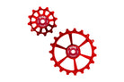 Kolossos Oversized Derailleur Pulleys - Red / Shimano Road - OVERSIZED PULLEY CAGE