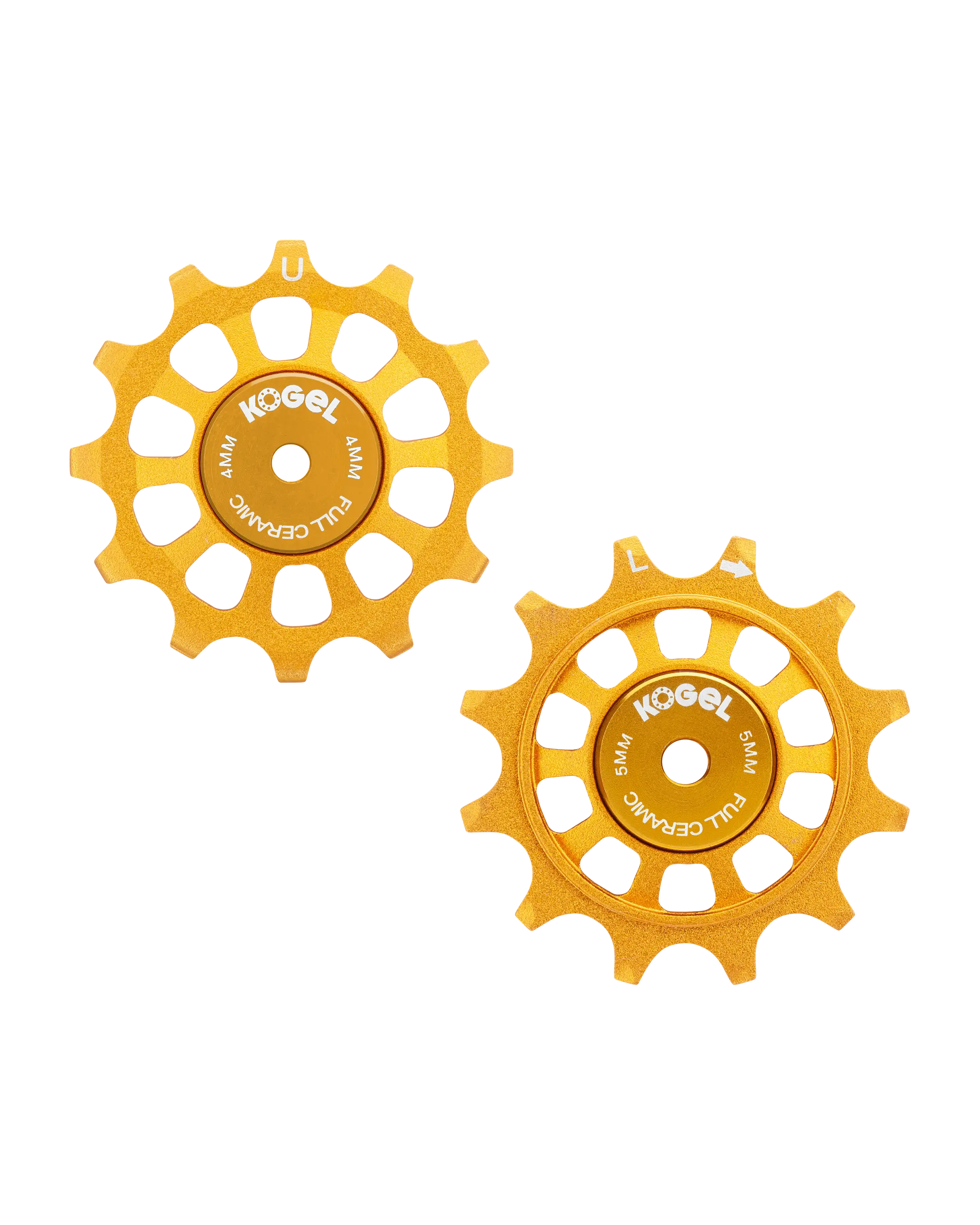 Oversized Derailleur pulleys for Campagnolo 12 speed - Full Ceramic - 12/12T - Gold - DERAILLEUR PULLEYS