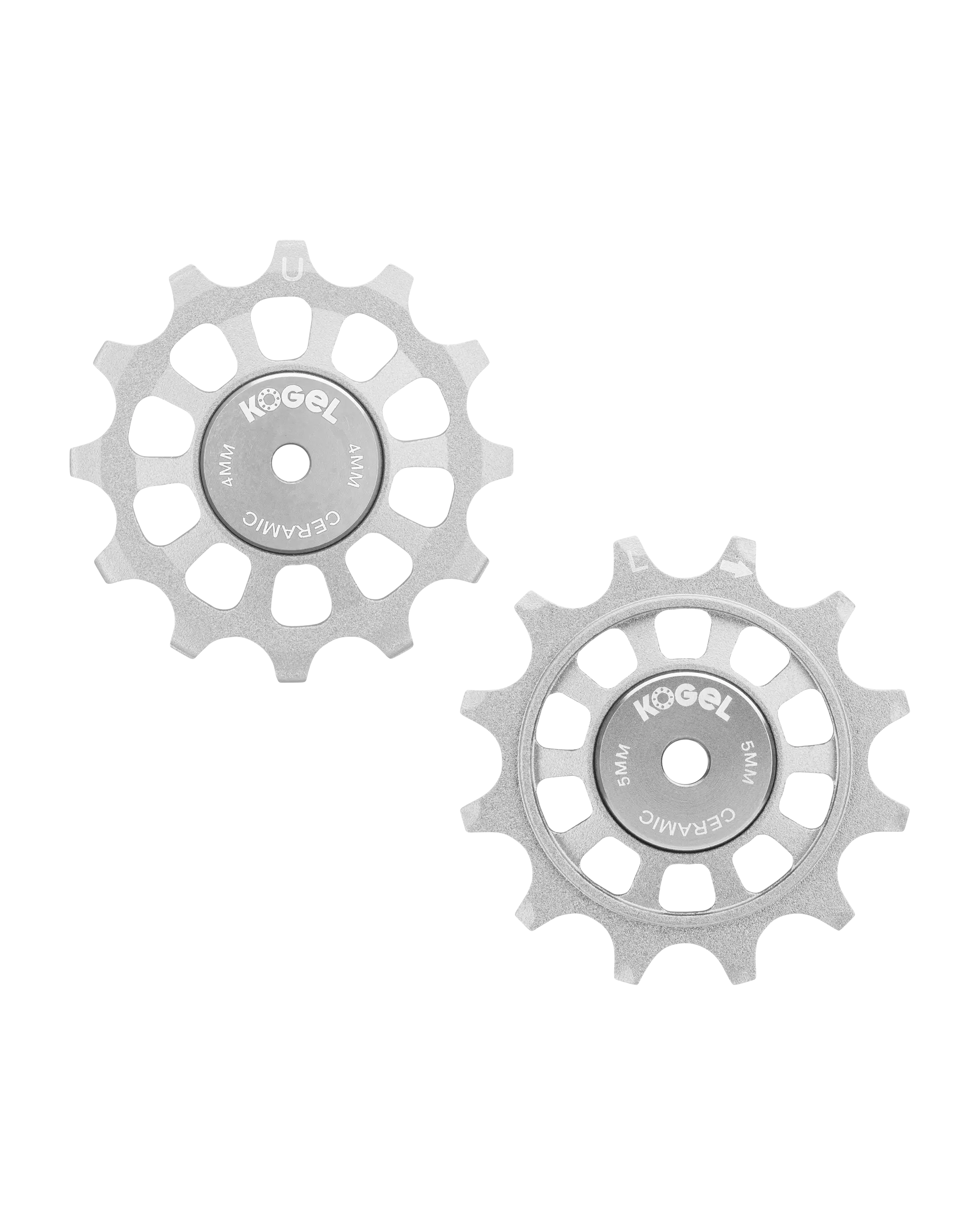 Oversized Derailleur Pulleys for Campagnolo 12 speed - Hybrid Ceramic - 12/12T - Cross / Raw - DERAILLEUR PULLEYS