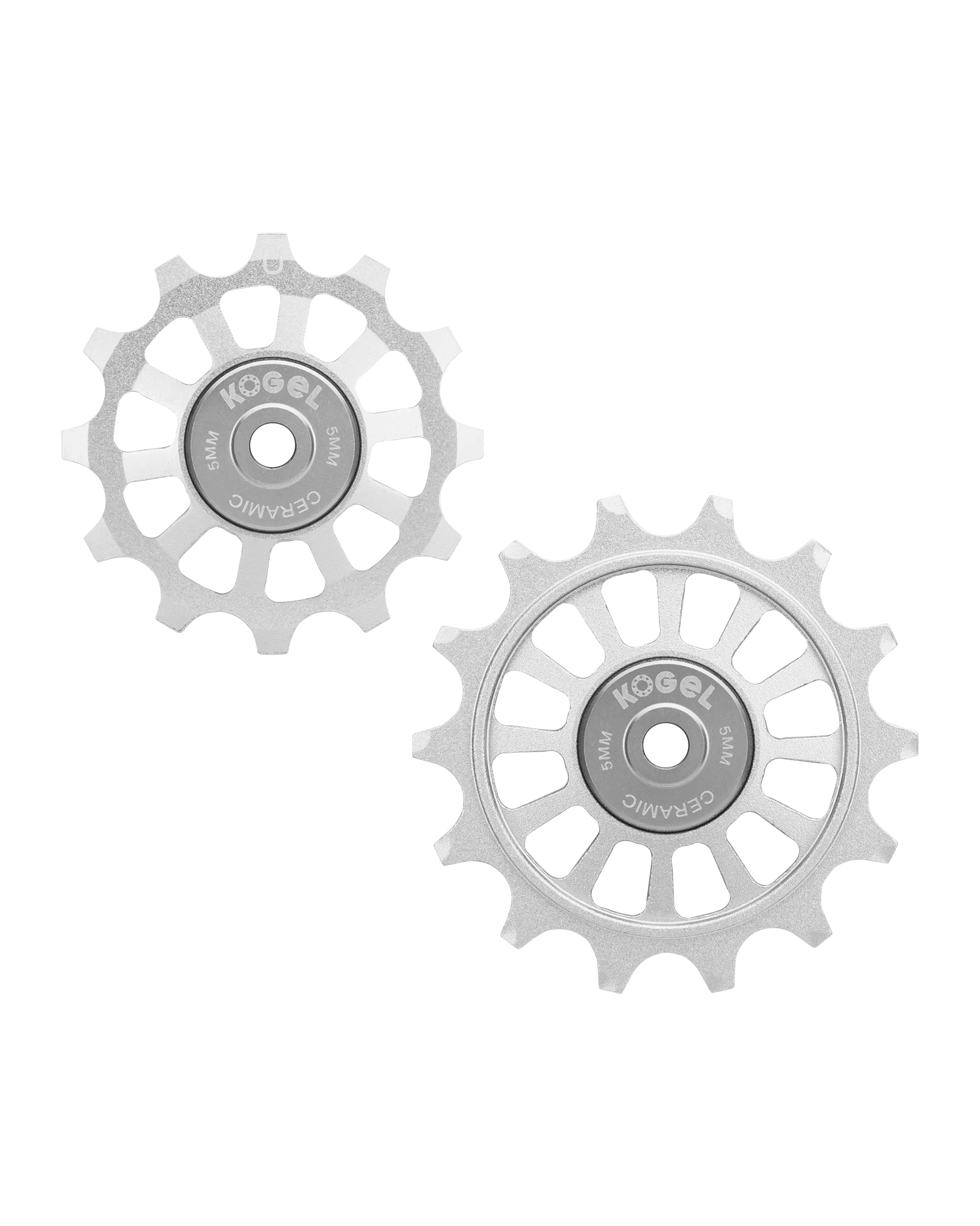 Oversized Derailleur Pulleys for Shimano 105 R7000 - Hybrid Ceramic - 12/14T - Road / Raw - DERAILLEUR PULLEYS