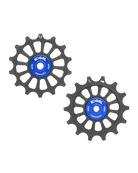 Oversized Derailleur Pulleys for Shimano 12 Speed MTB - Hybrid Ceramic - 14/14T - Black - DERAILLEUR PULLEYS